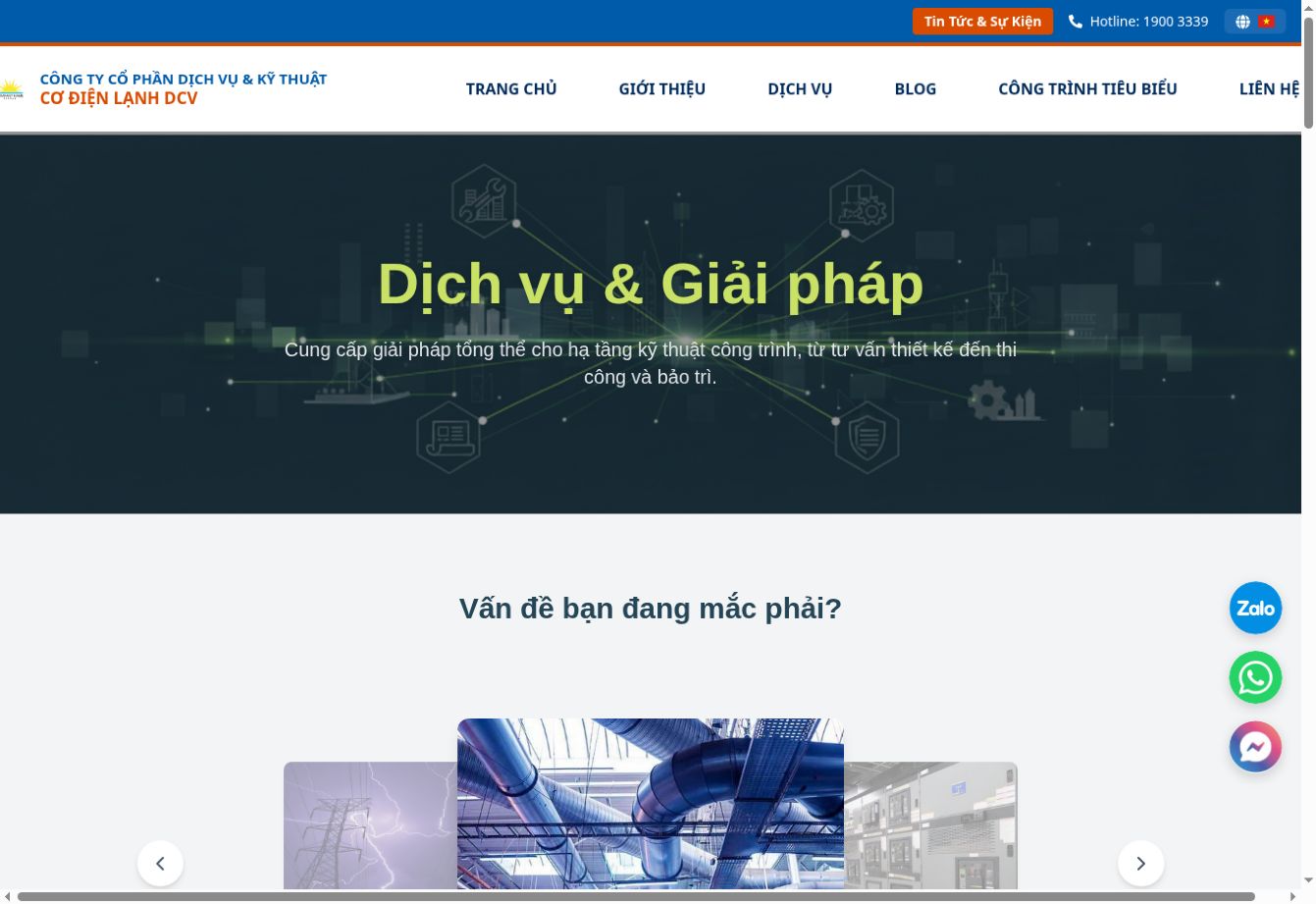 Trang tổng hợp dịch vụ và giải pháp