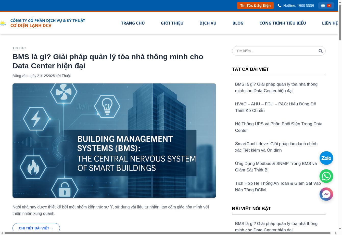 Bài viết chuyên môn về hệ thống BMS