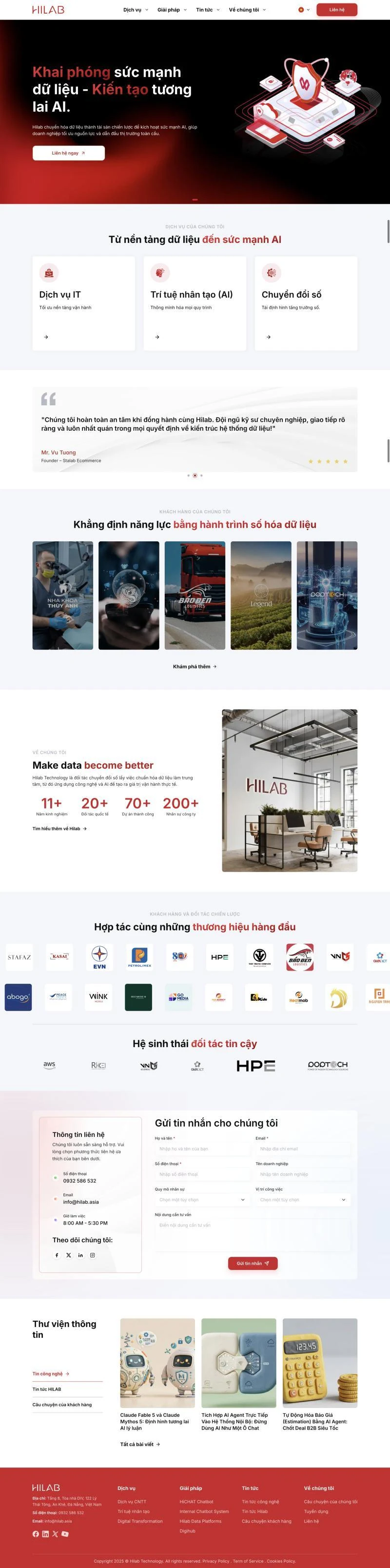 HILAB - Data & AI — desktop preview