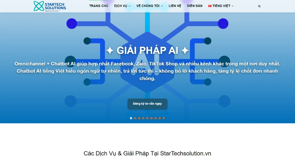 STARTECH SOLUTIONS — GIẢI PHÁP AI